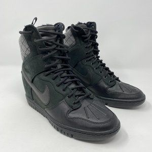 Nike Dunk Ski Hi Wedge Sneakerboot Black 684954